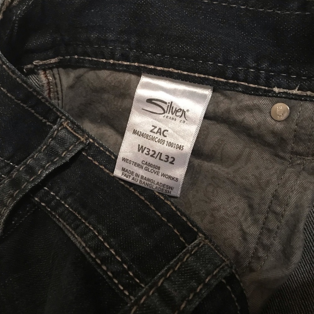 Silver Zac Jeans 32X32